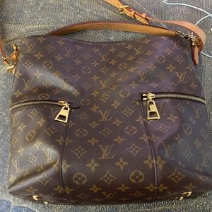 LOUIS VUITTON Monogram Melie Hobo Shoulder Bag